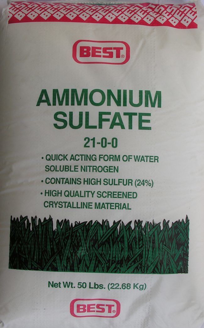 Ammonium Sulfate 21-0-0 A Soluble Quick Greening Nitrogen
